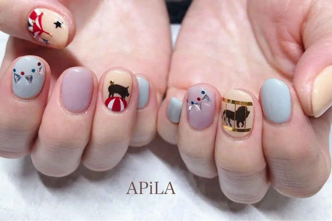 ネイル APiLA 甲斐田のネイルデザイン