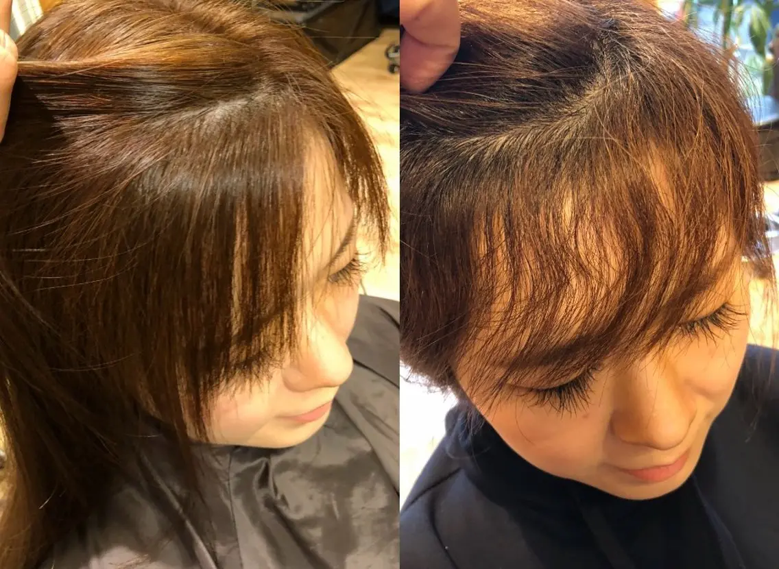 パーマ 縮毛矯正 カット 縮毛矯正 森川 美保のヘアスタイル