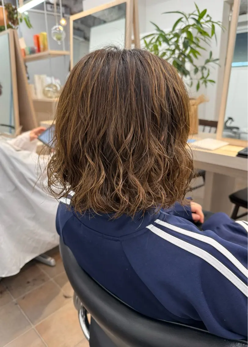似合わせカット＋ニュアンスパーマ＋aujua1stepの写真
