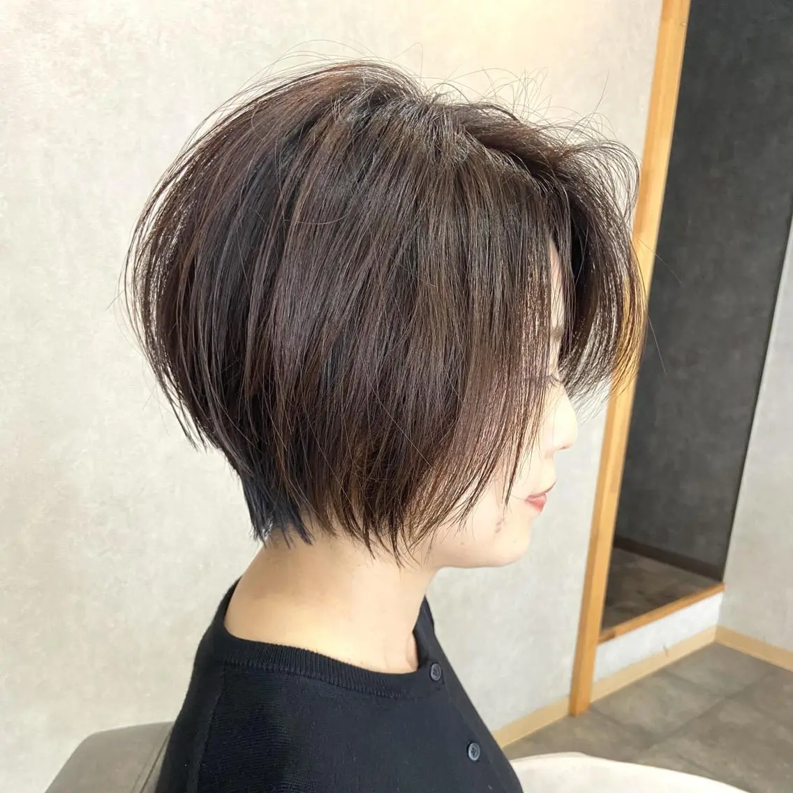 ショート ヘアカラー 松永 夏弥のヘアスタイル