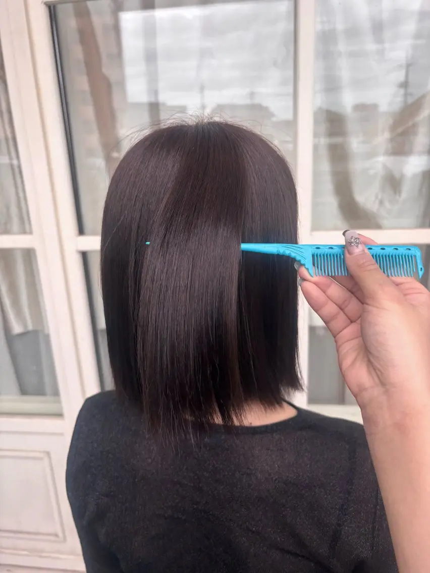 カラー 透明感カラー ヘアカラー トリートメント set-up北長瀬 yuunaのヘアスタイル