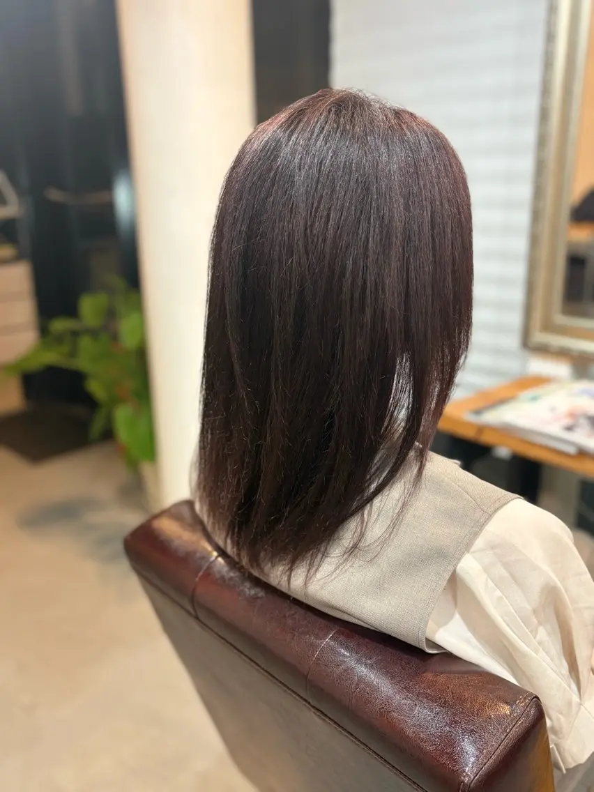 ミディアム ヘアカラー 表参道/南青山/ 蝦名まひるのヘアスタイル