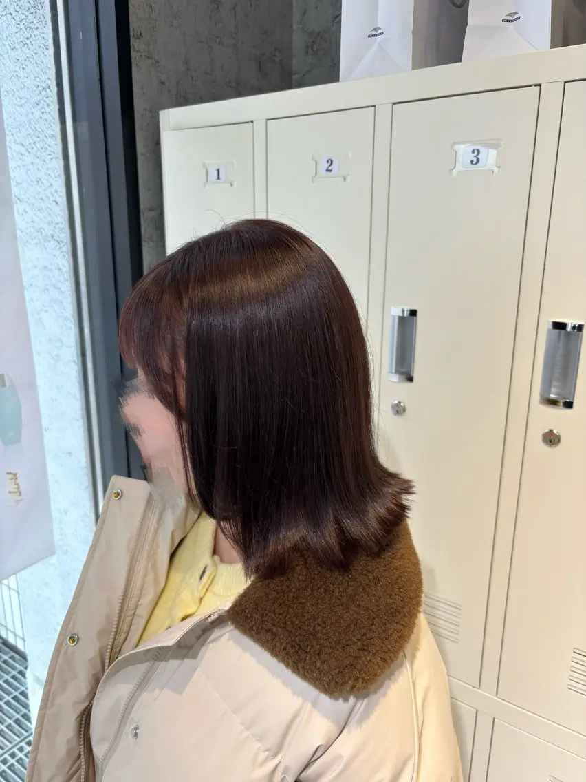 ミディアム カラー 🎀ゆい🎀 髪質改善カラー🎀のヘアスタイル