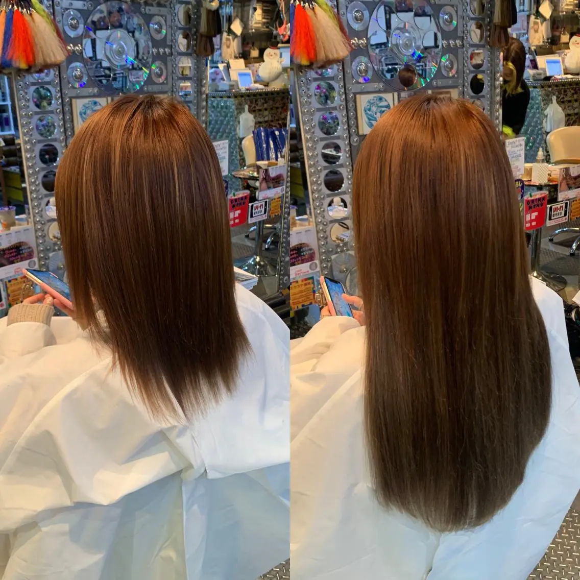 ミディアム カラー ヘアアレンジ 編み込みエクステ エクステ 🌈派手髪エクステ ブレイズ🌈ひろとのヘアスタイル