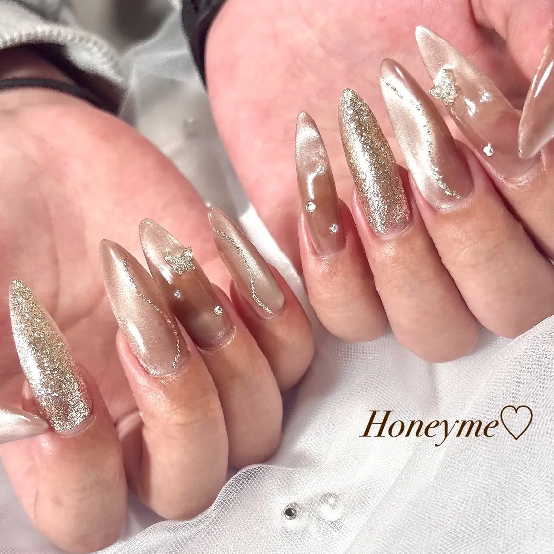 ネイル Honey me ❁⃘*.ﾟのネイルデザイン