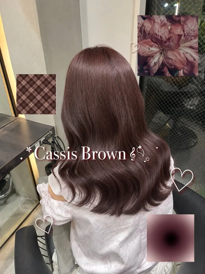 セミロング カラー ヘアカラー トリートメント ヘッドスパ ヘアセット うる艶カラー/ 縮毛矯正/nao💙のヘアスタイル