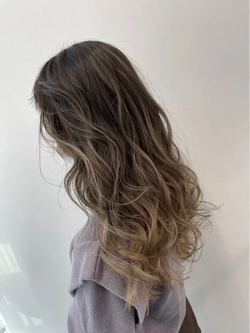 ロング カラー パーマ カット ヘアカラー トリートメント 平日オススメ✨ コスパ&タイパ✨山下のヘアスタイル