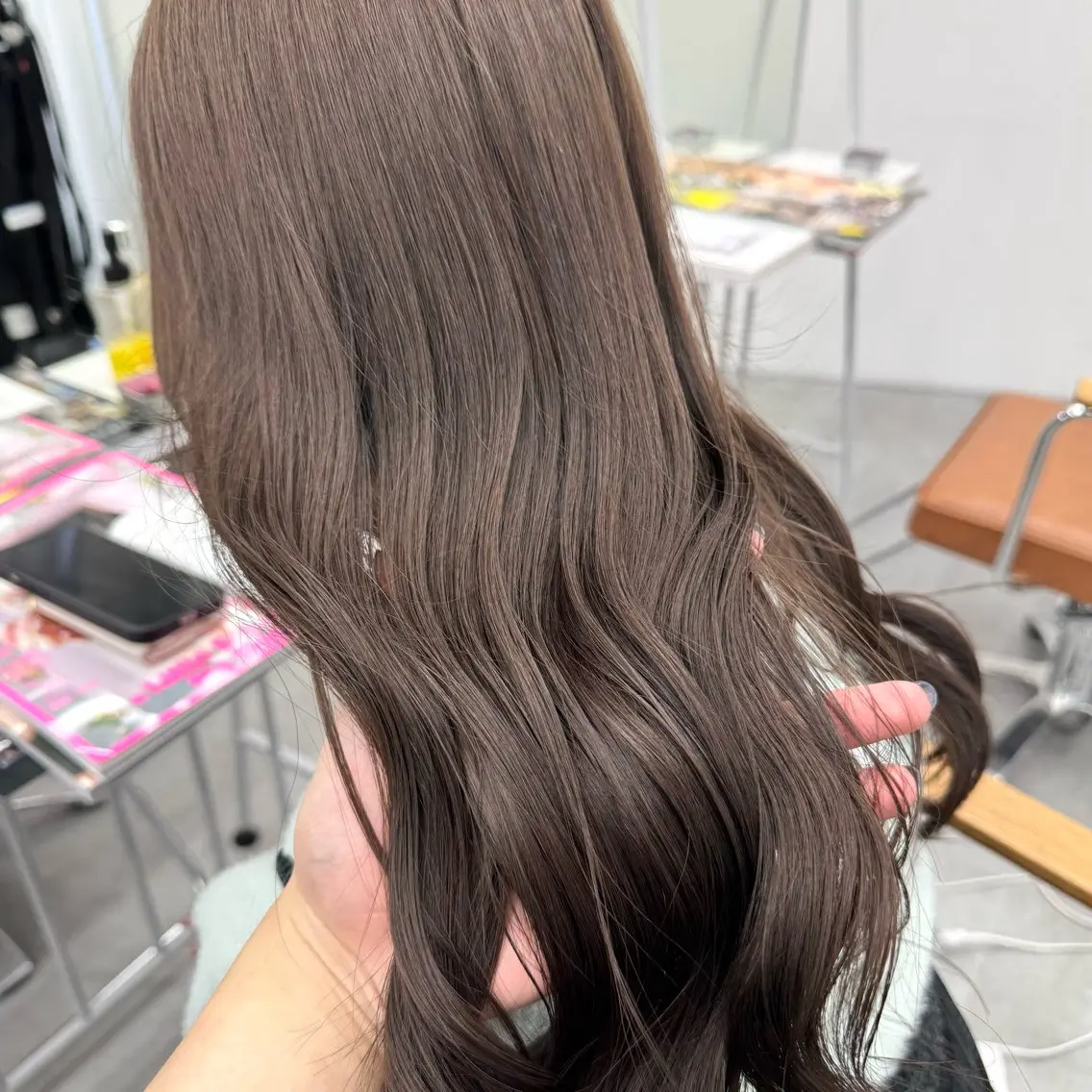 ロング カラー ヘアアレンジ ヘアカラー ブリーチなしカラー /新百合ヶ丘/安形翔のヘアスタイル