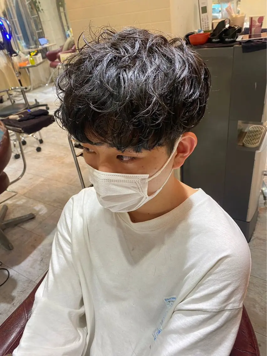【🌟シャドウパーマ🌟】メンズシャドウパーマモデル募集🌱🌀雰囲気変えたい方、垢抜けたい方🎀🫧の写真