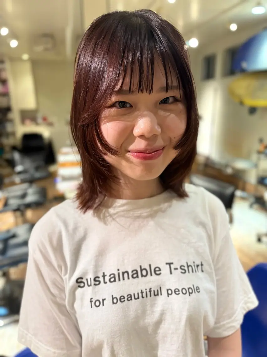 ミディアム flamingo🦩 マナのヘアスタイル