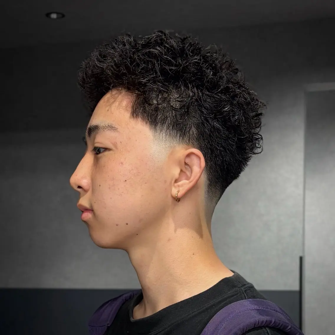 パーマ メンズ メンズパーマ カット パーマ 志村 シュンスケのヘアスタイル