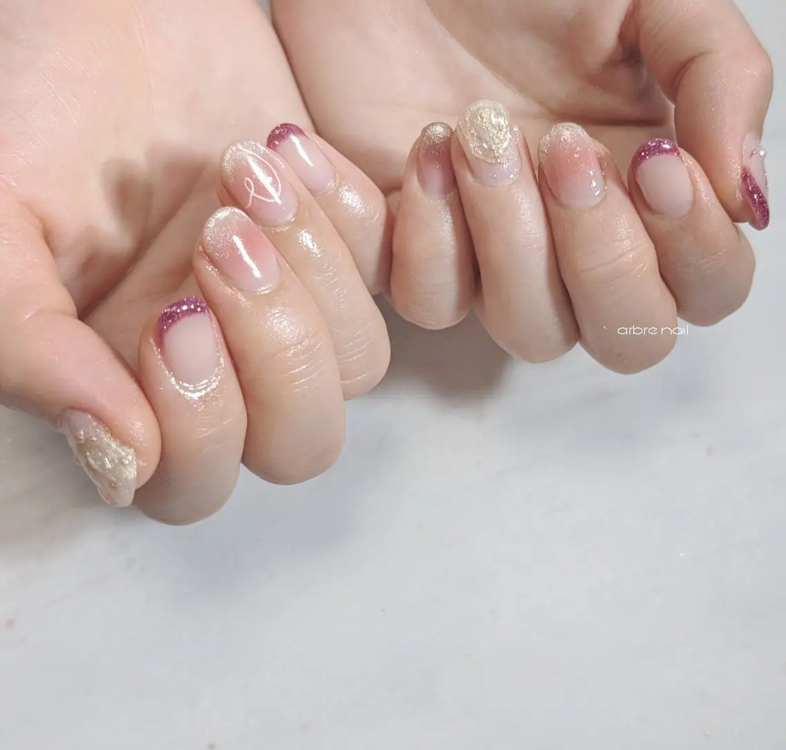 ネイル ✯.。 arbre nail 。✯.のネイルデザイン