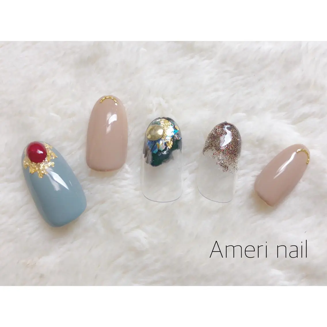 ネイル ハンドネイル Ameri nail /UKIのネイルデザイン