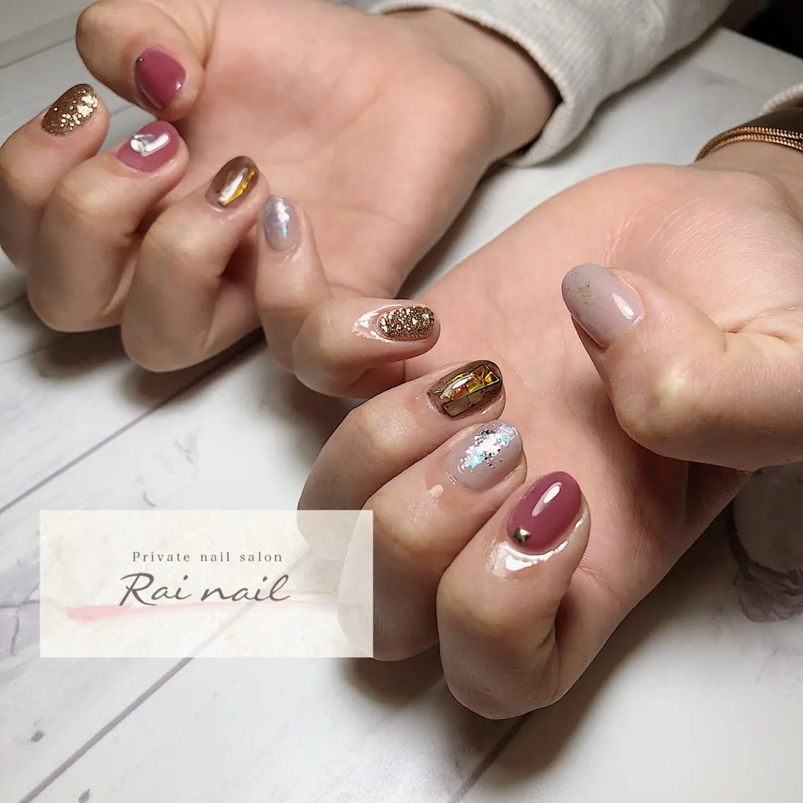 ネイル ハンドネイル Rai nail_ Risaのネイルデザイン