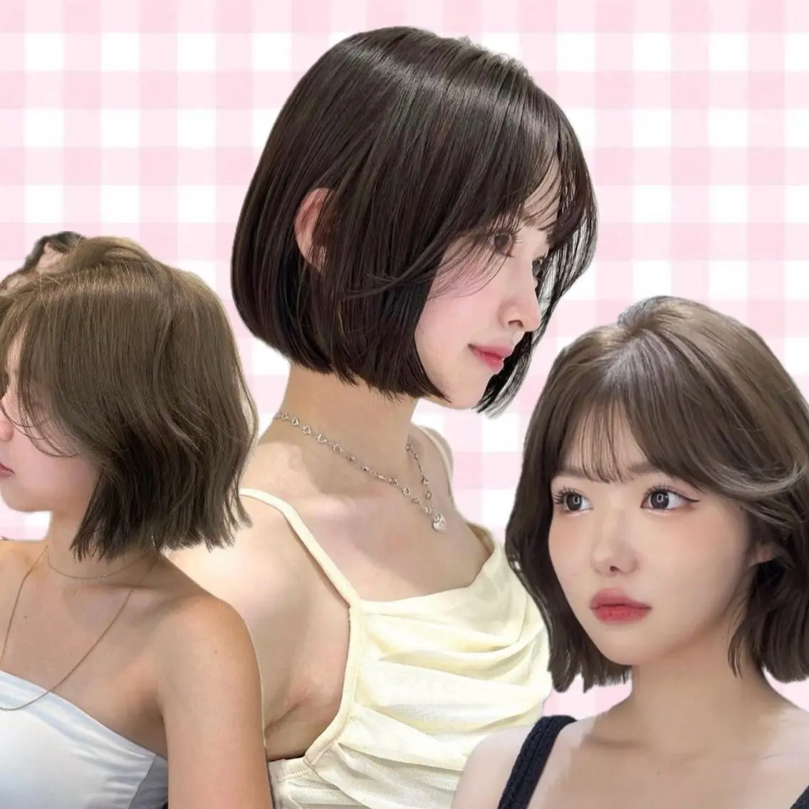 ショート ボブ 似合わせカット ショートヘア 前髪カット/韓国/ モモカ🎀のヘアスタイル