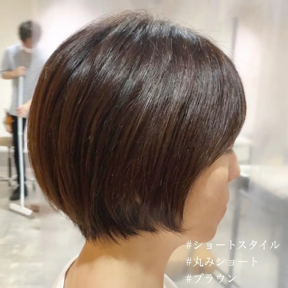 ショート 丸みショート ショートヘア カット ヘアカラー arc. arc.のヘアスタイル