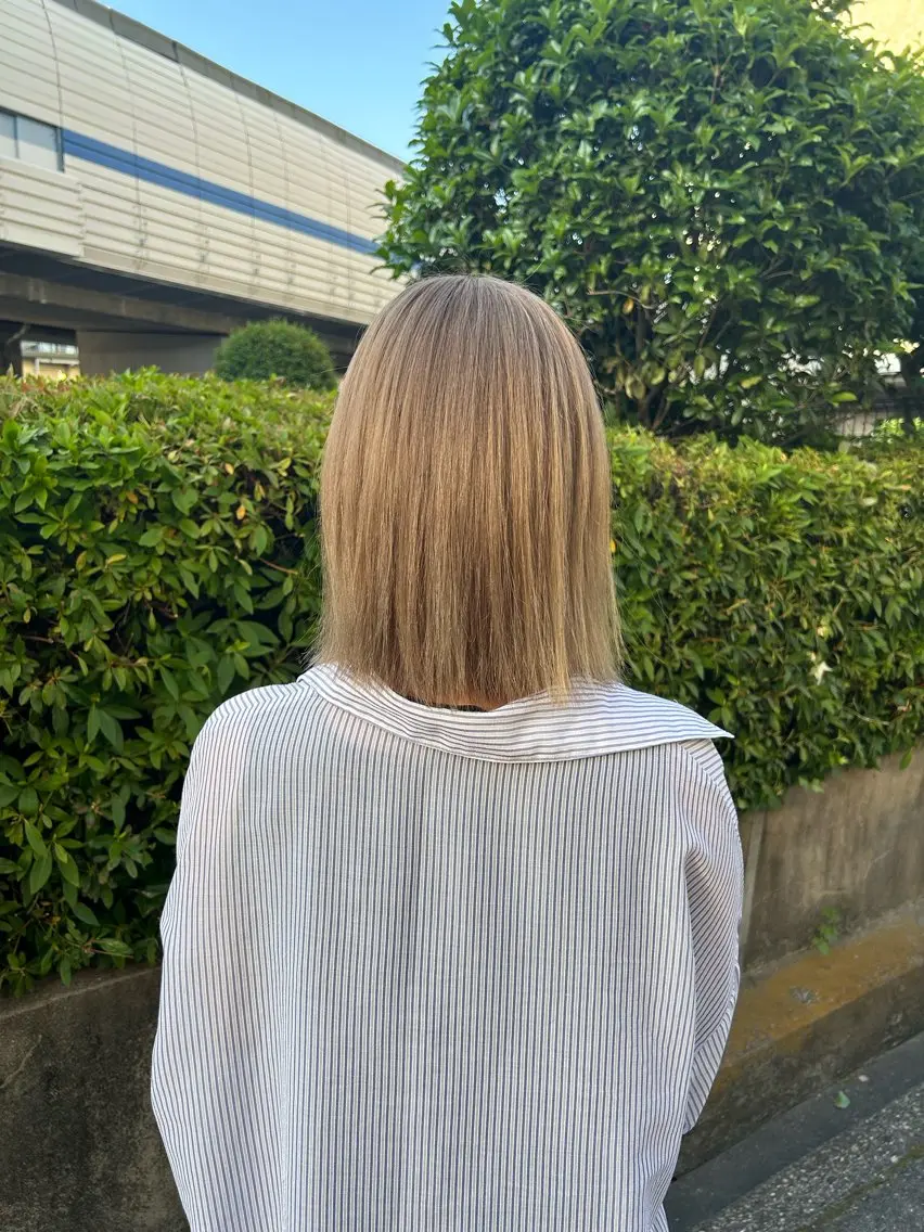 ミディアム カラー 江川 輝星のヘアスタイル