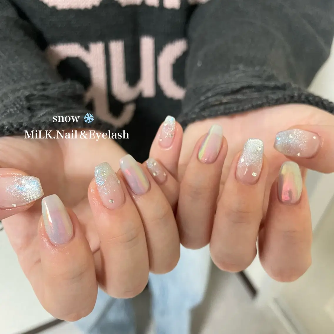 ネイル ハンドネイル MiLK. wakaのマツエク・マツパデザイン