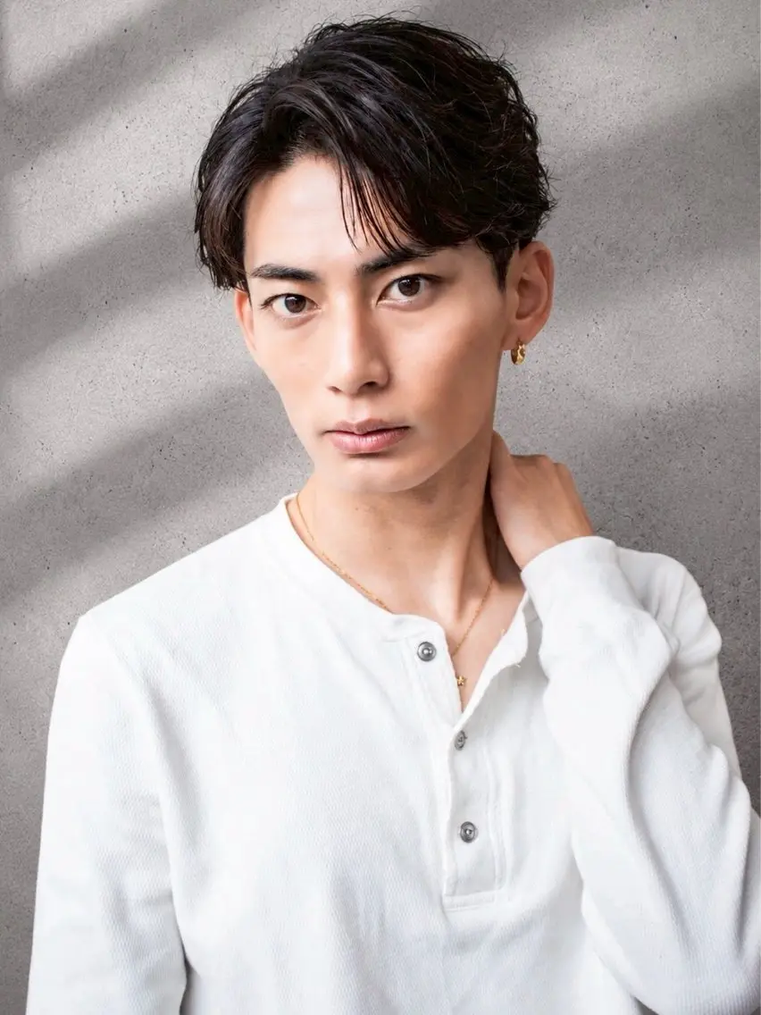 パーマ メンズ カット パーマ 直毛改善特化美容師/ 大森雄貴のヘアスタイル