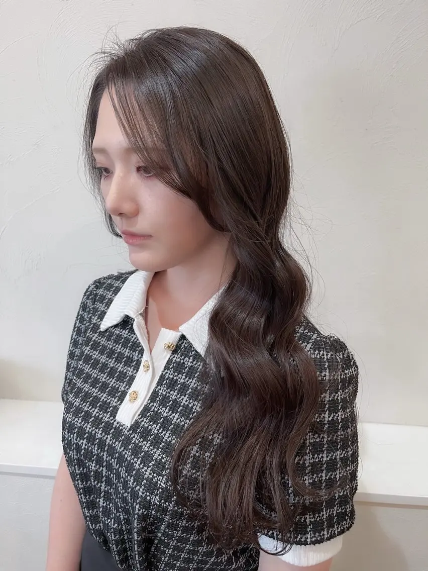 ロング カラー ヘアカラー トリートメント SET-UP北長瀬 Yurukiのヘアスタイル