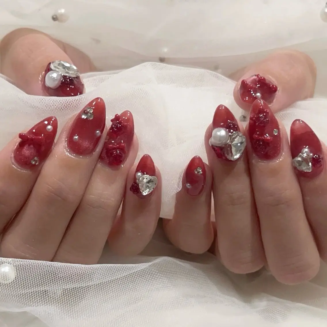 ネイル ハンドネイル 🧁fein. nana🩵のネイルデザイン