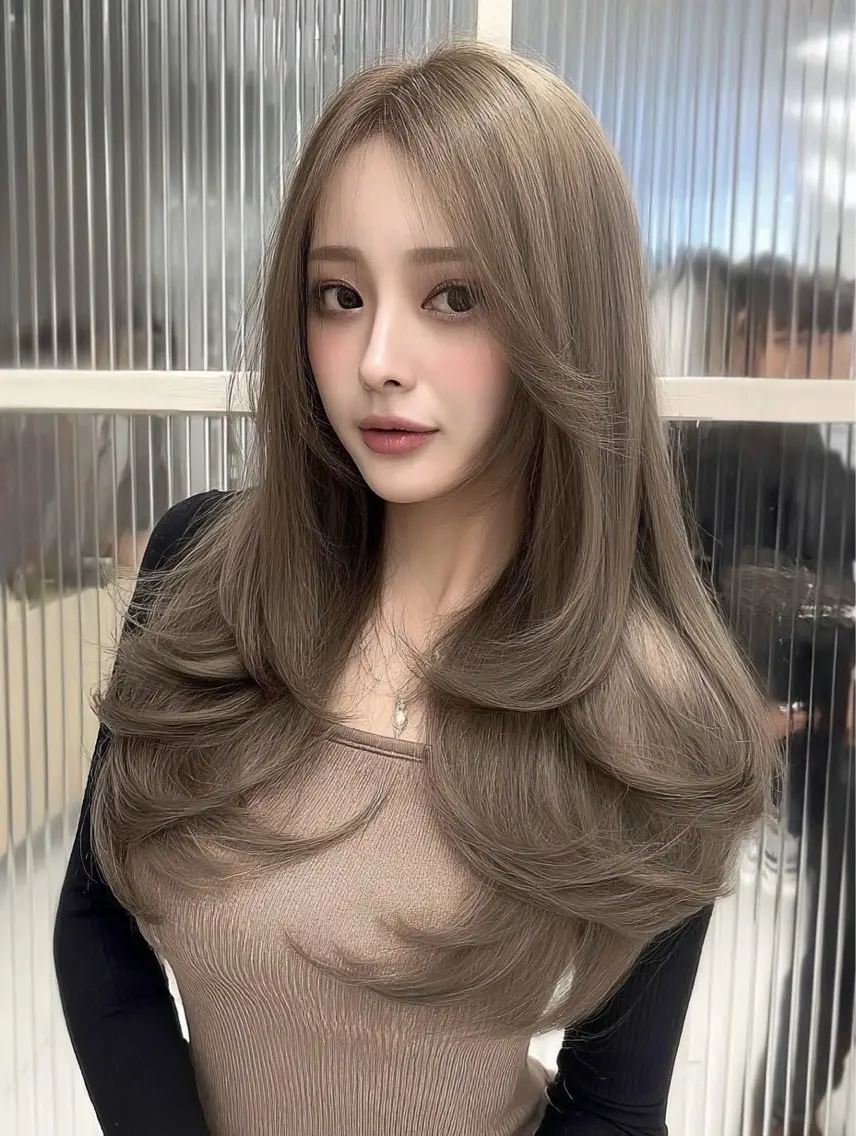 カラー ベージュカラー ブリーチ ケアブリーチ ケアカラー 透明感カラー ヘアカラー トリートメント 韓国風|透明感 🥣 ͗ ͗rionのヘアスタイル