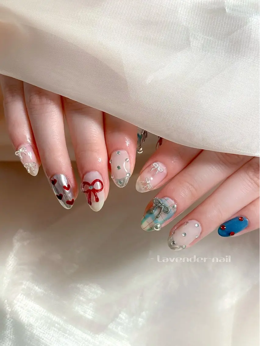 ネイル ハンドネイル Lavender nail·中島公園のネイルデザイン