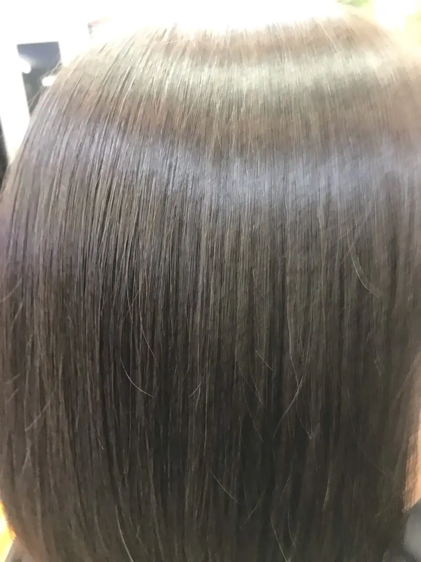 セミロング 桧山 真のヘアスタイル