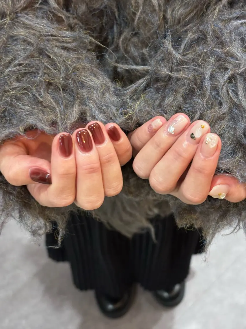 ネイル シンプルネイル SOL　nail イマナカのネイルデザイン