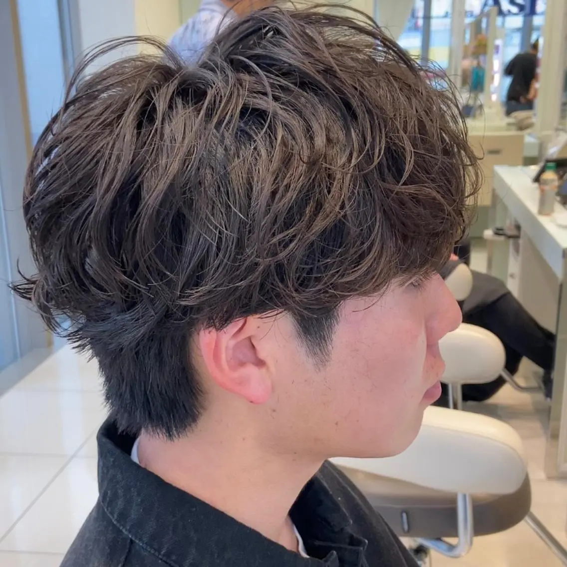 パーマ メンズ メンズパーマ メンズ縮毛矯正 ♠️店長下平隼人のヘアスタイル