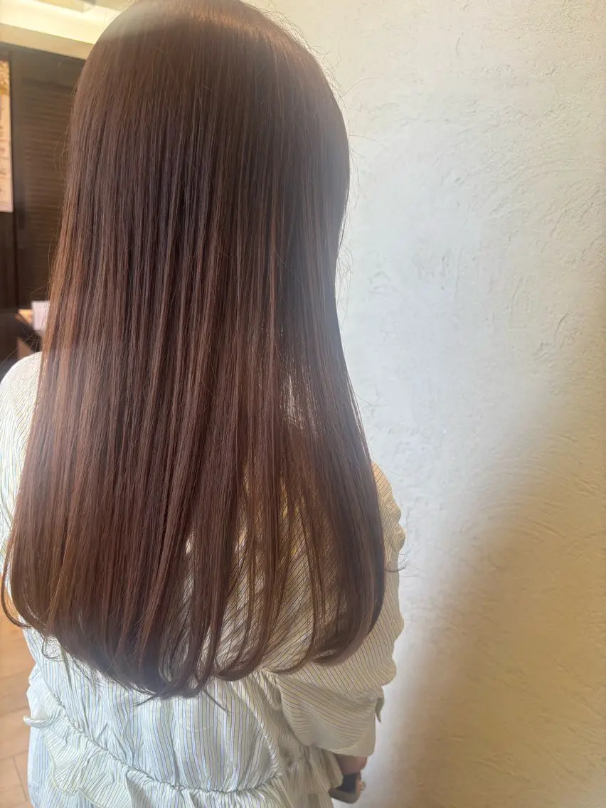 ロング カラー カット ヘアカラー ルプラボウ 石黒よう子のヘアスタイル