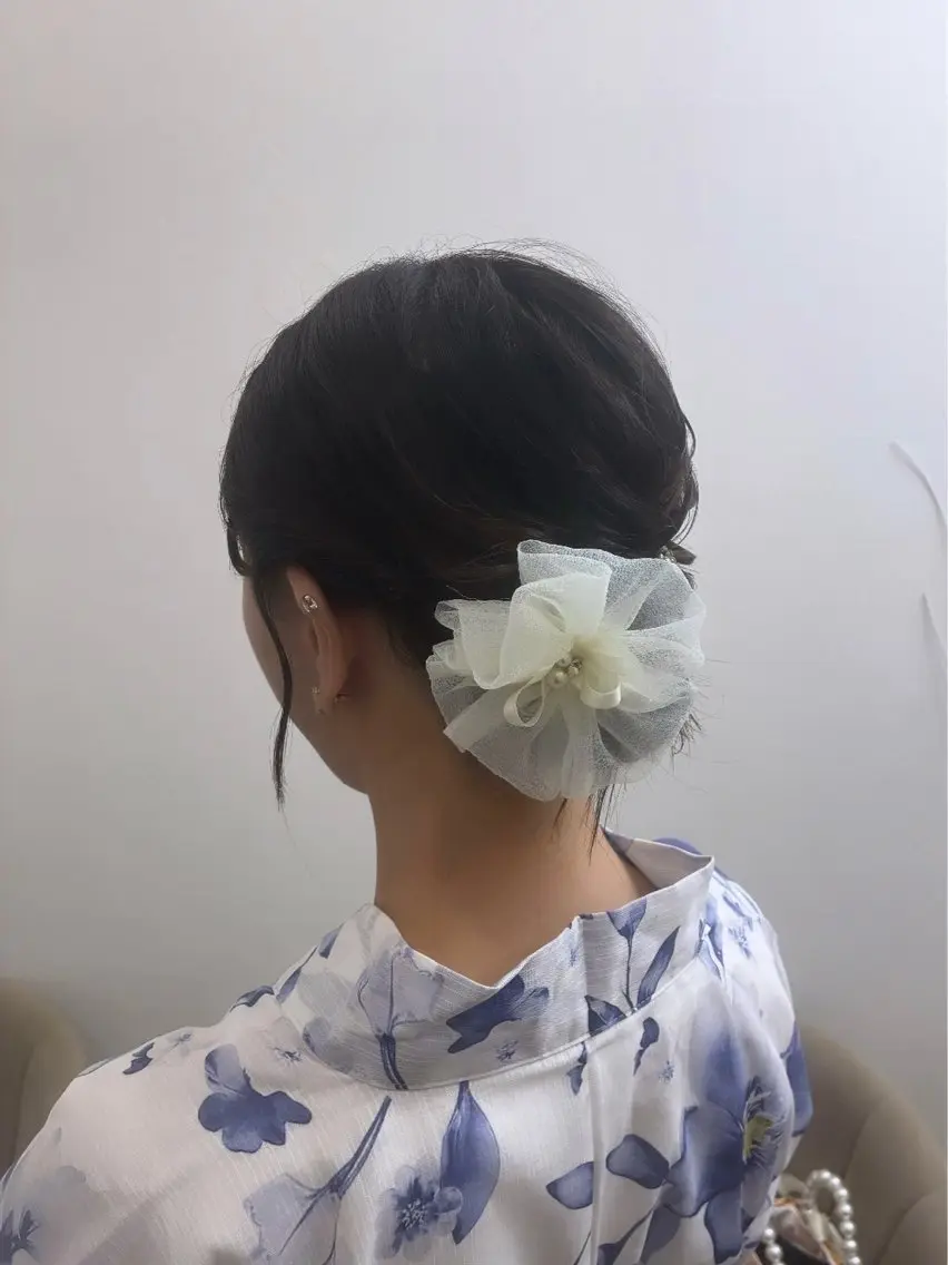 結婚式やパーティに✨アップスタイルの写真