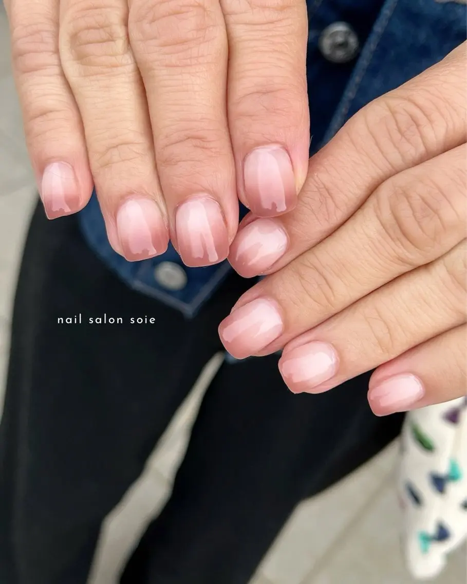 ネイル グラデーション ハンドネイル soie nailのネイルデザイン