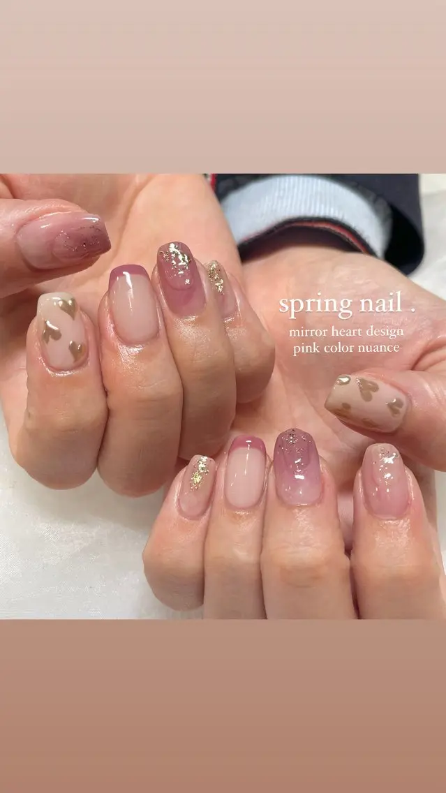 ネイル ハンドネイル 淡色ネイル 🎀moeのネイルデザイン