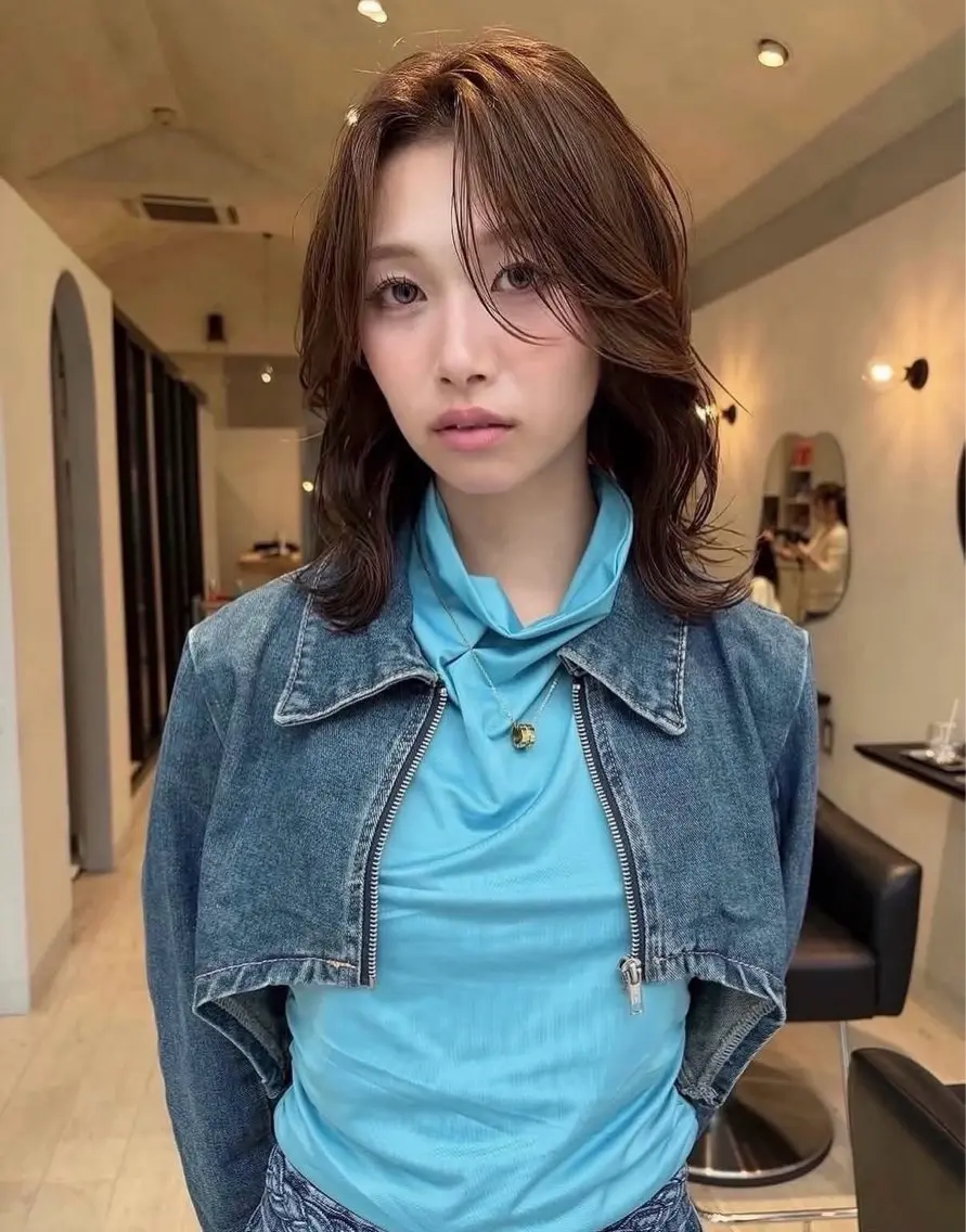 ミディアム カラー 天神NEW open 似合わせ/西田省吾のヘアスタイル