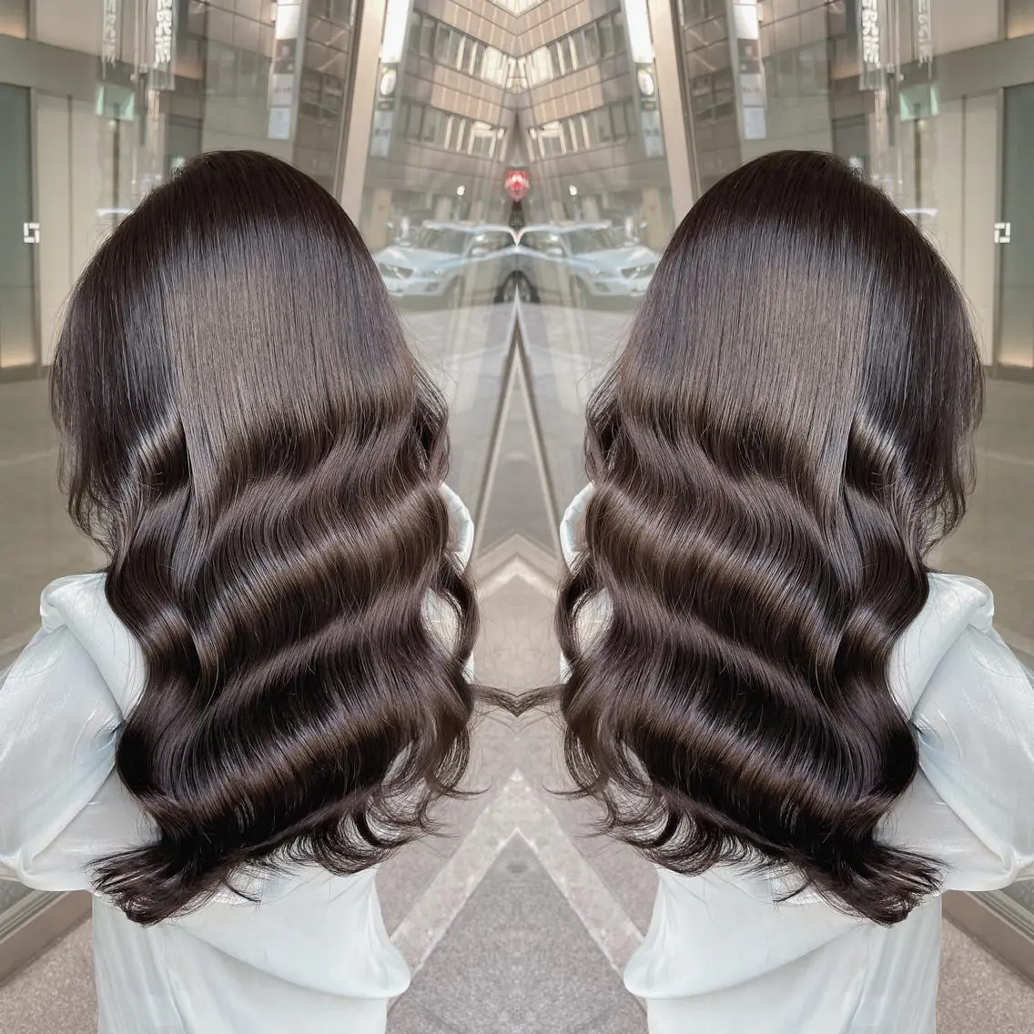ロング カラー 美髪美容師 🫧くぼた店長のヘアスタイル