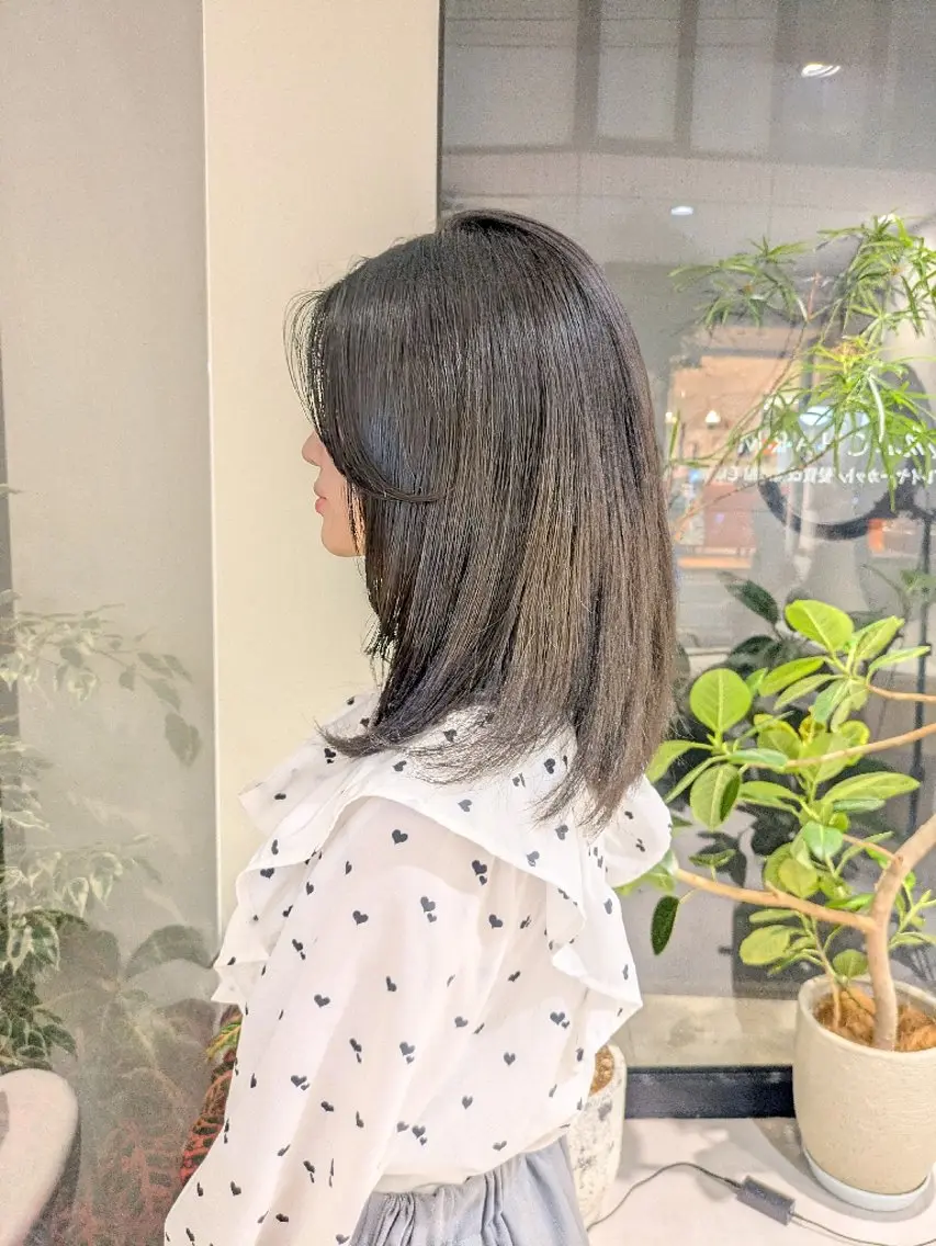 ワンカラー+Aujuaシャンプー&クイックトリートメント🫧の写真