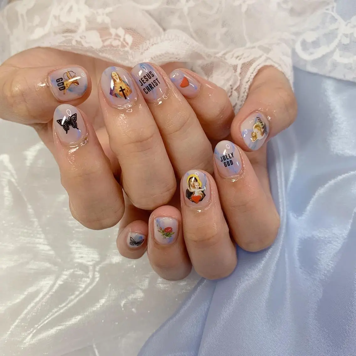 ネイル ハンドネイル La neige* yuki 🐩🌙のネイルデザイン