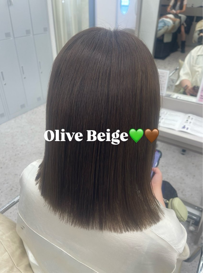 ミディアム カラー カット ヘアカラー トリートメント COCO reiのヘアスタイル