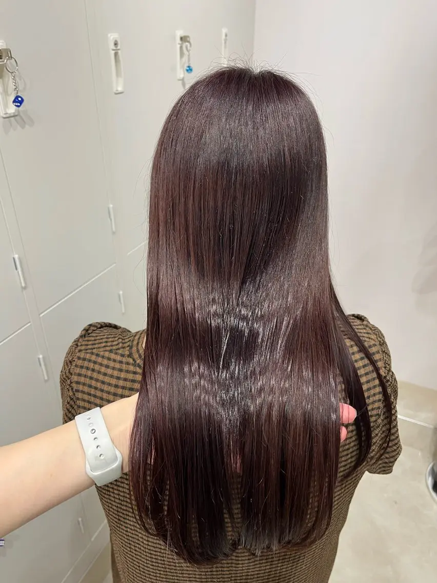 セミロング カラー ピンクカラー バイオレットカラー カット ヘアカラー トリートメント 🫧ぷる艶カラー🫧 Yuubi🦩のヘアスタイル