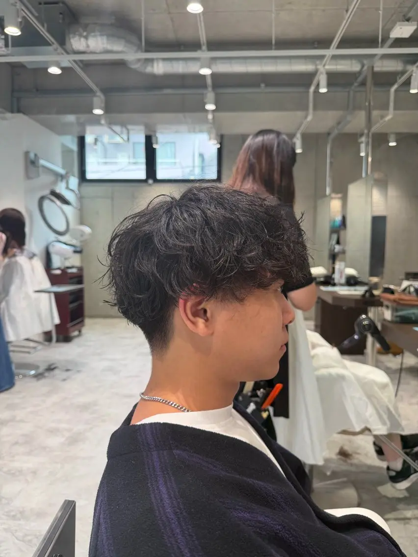 ショート パーマ メンズ/レイヤー ✨辻 日向のヘアスタイル