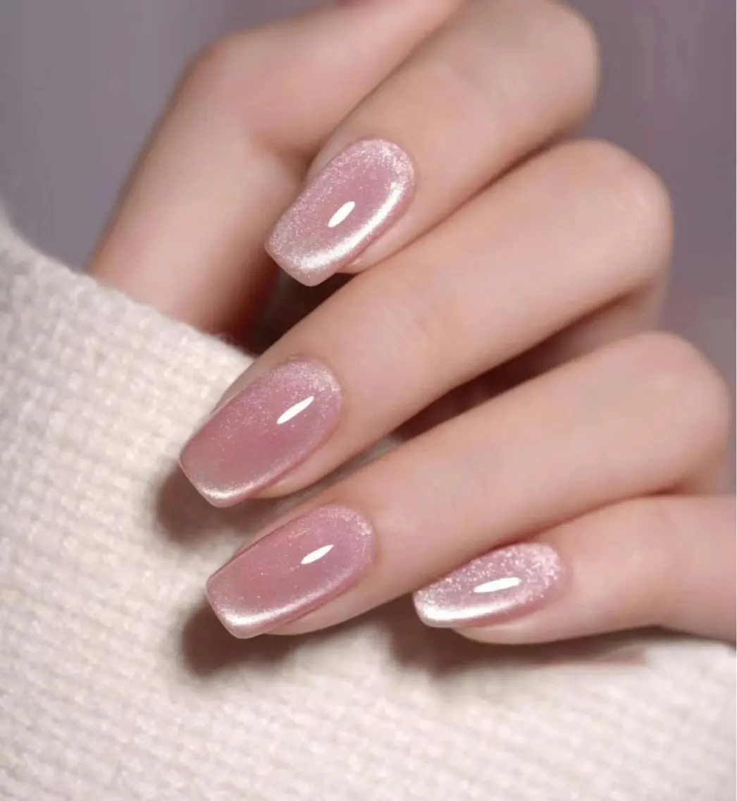 ネイル ハンドネイル 🎀PG🩵 ネイルサロンのネイルデザイン