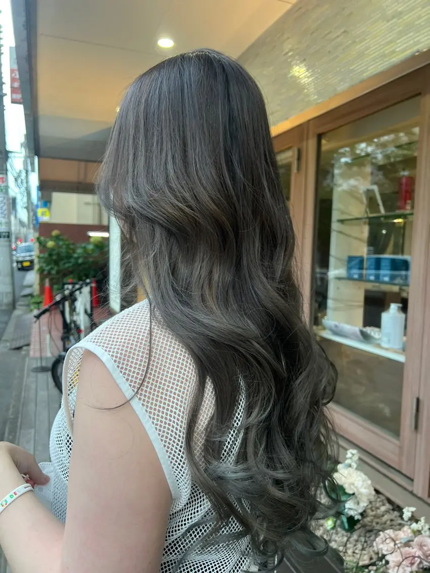 ロング カラー 外国人風ヘア 🍔Mamiのヘアスタイル