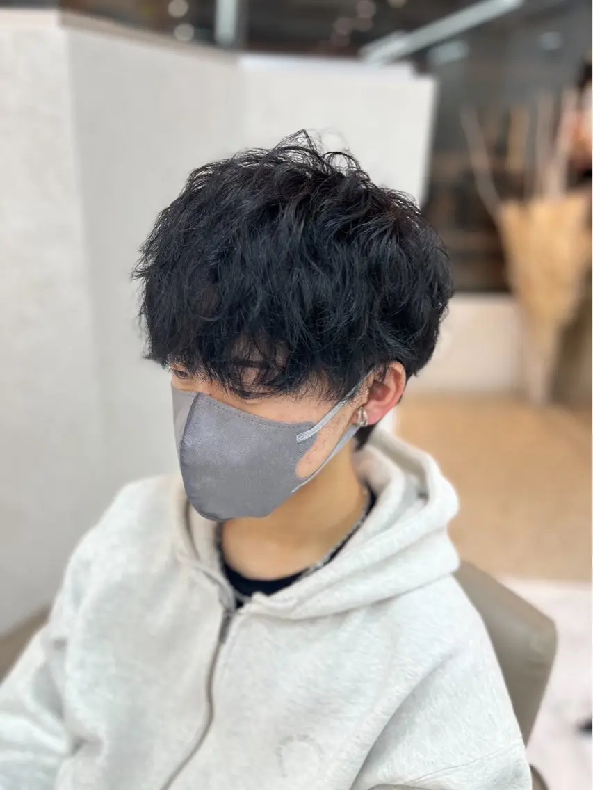 3名様限定‼️《モデル》メンズカット➕パーマ🪄⚠️必ず詳細ご確認ください!の写真