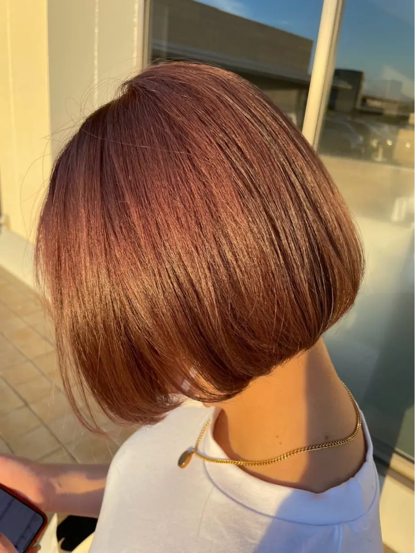 カラー ヘアカラー 大森 亜美のヘアスタイル
