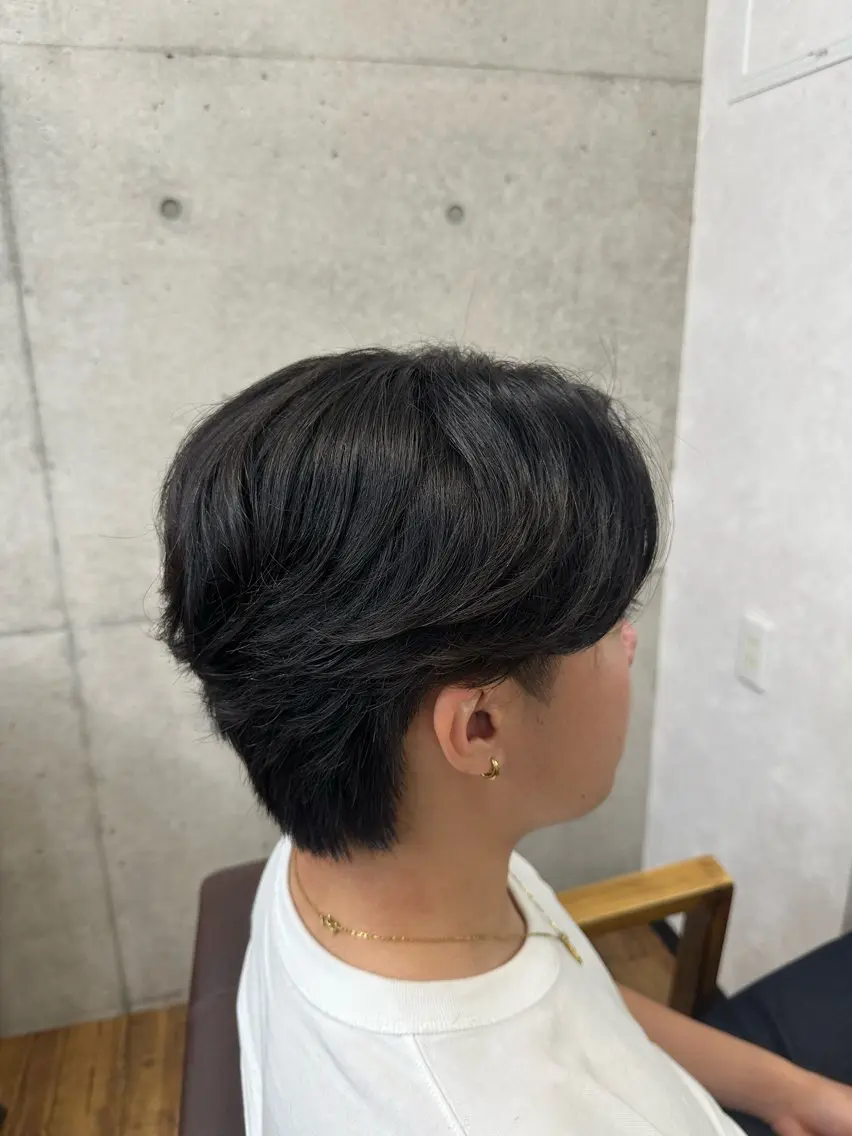 ショート パーマ メンズ カット パーマ トリートメント Raimu /横浜のヘアスタイル