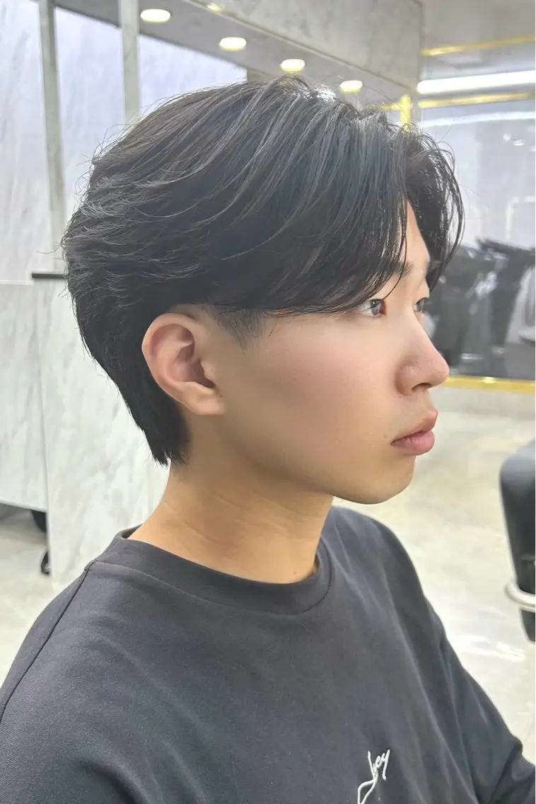 ショート カラー メンズ カット ヘアセット メンズスタイリスト 前田雄輝のヘアスタイル