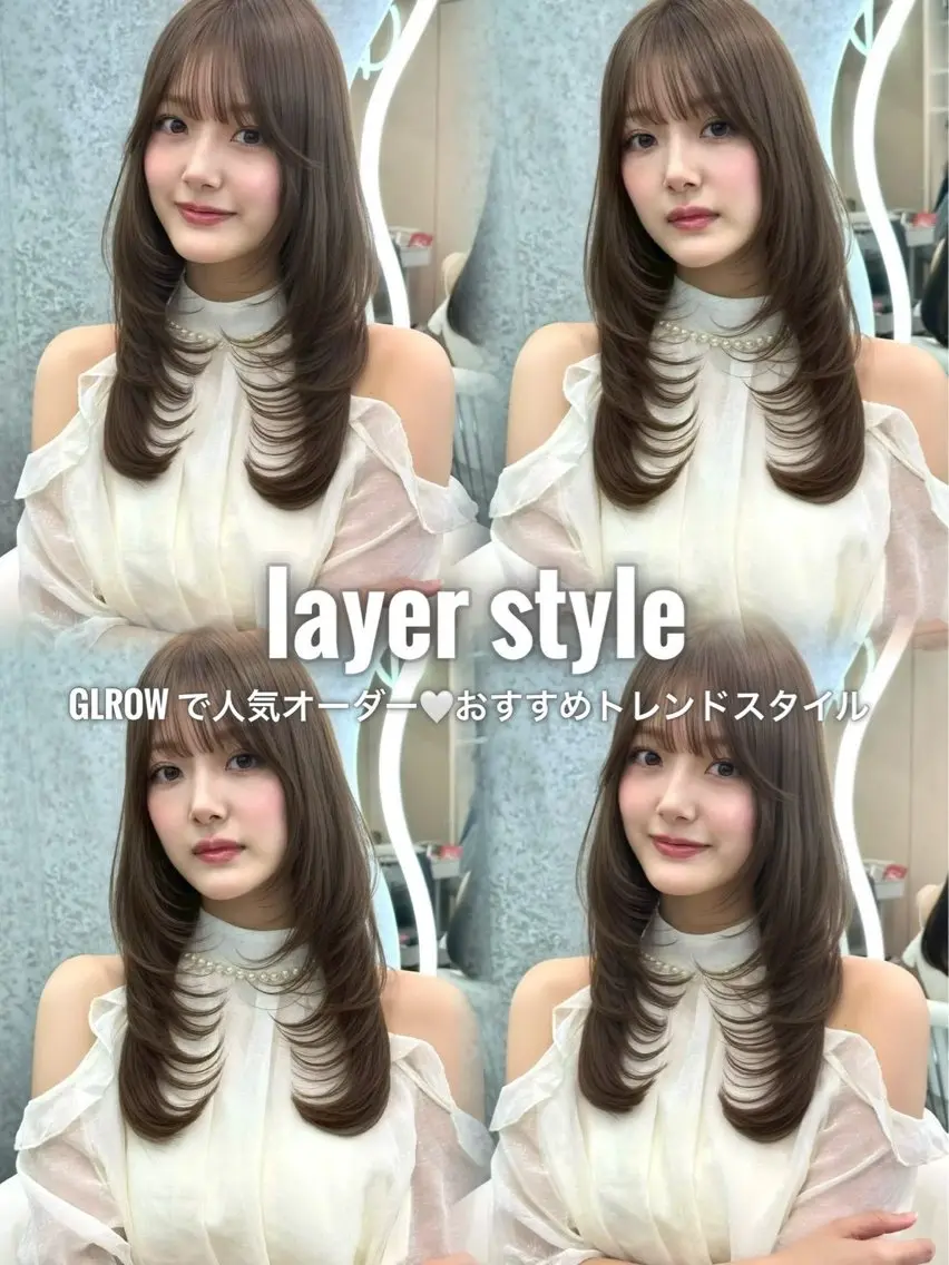 ロング ヘアカラー 浦和透明感トレンド ヘア🫧セナ🤍のヘアスタイル