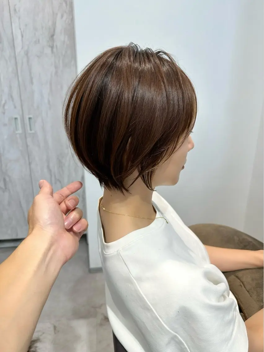 ショート ショートヘア 小顔カット 高橋 昭雄のヘアスタイル