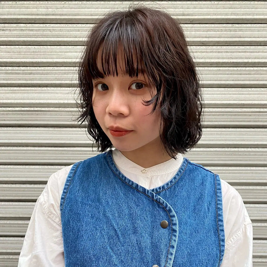 ショート カラー パーマ カット ヘアカラー トリートメント しずく/Lilu/ 博多美容室のヘアスタイル